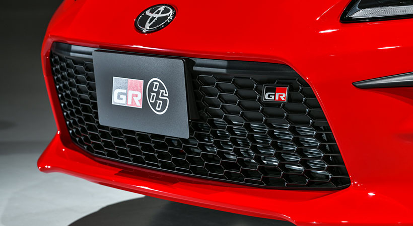 El distintivo visual más notable en el exterior contra el BRZ es la parrilla delantera. Foto: Toyota