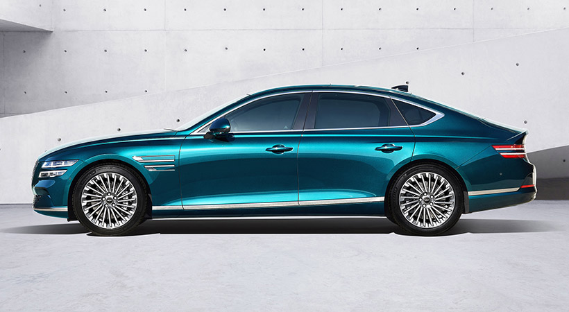 Génesis afirmó su que su sedán eléctrico es capaz de lograr una aceleración de 0 a 62 mph en 4.9 segundos. Foto: Genesis