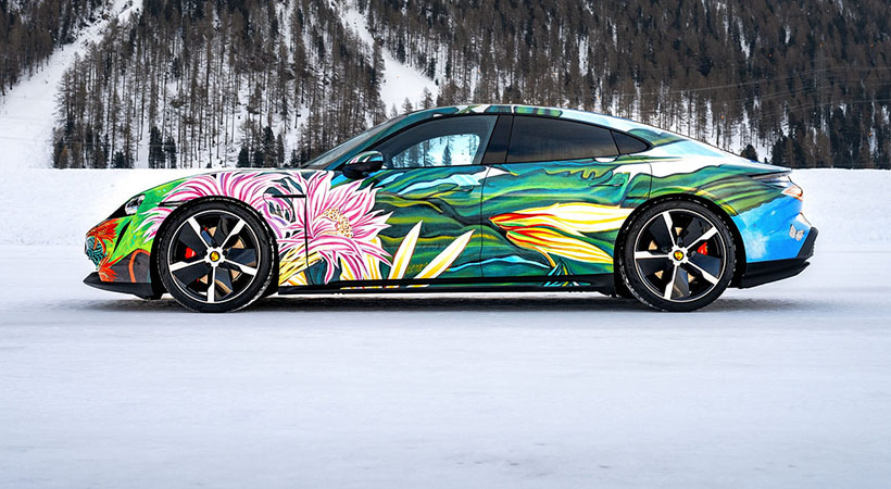 El 22 de marzo, el auto se trasladó al Porsche Center Zurich y se puso en exhibición en el Porsche Center Zug. Foto: Porsche