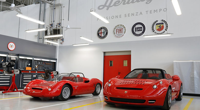 El Abarth 1000 SP es un one-off que rinde homenaje al clásico del mismo nombre de los años 60's. Foto: Abarth