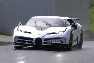 Bugatti Centodieci, el superauto de $10 millones estira las piernas en Nürburgring