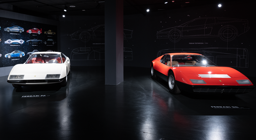 Aunque no puede haber Pininfarina sin Ferrari (y viceversa) no sólo hay autos de la marca italiana en la exposición. Foto: Pininfarina