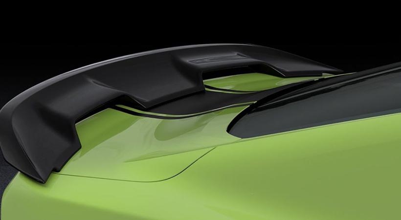 El paquete aerodinámico incluye un alerón posterior. Foto: Ford Australia