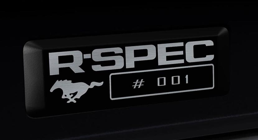 El modelo incluye una placa numerada. Foto: Ford Australia