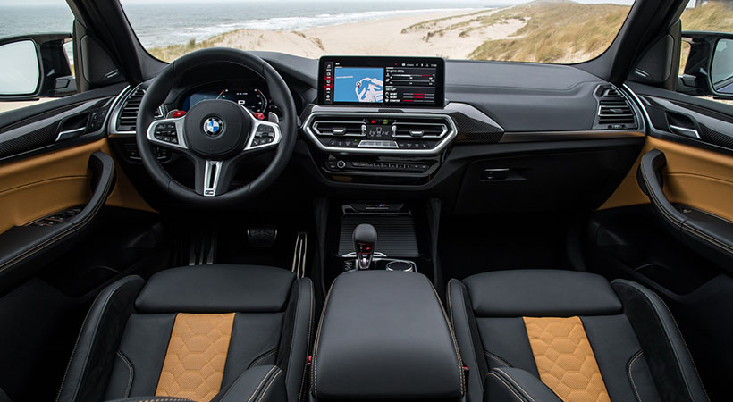 El interior de los modelos M ha sido actualizado con cambios notables y nueva tecnología. Foto: BMW