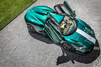 Touring Superleggera Arese RH95, un tributo a los Alfa más estilizados de los 60