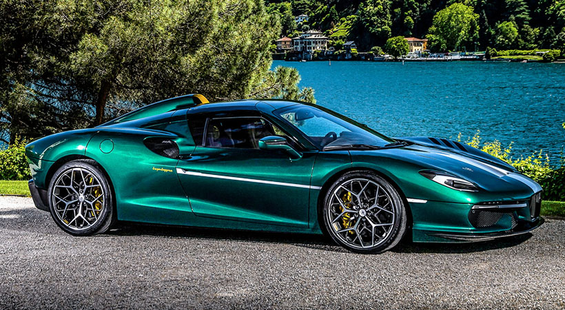 El Carrozzeria Touring Superleggera Arese RH95 es un F8 Tributo con una carrocería inspirada en los Alfa de los años 60's. Foto: Touring Superleggera