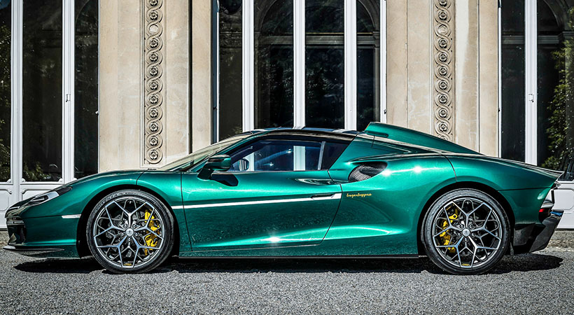 El Carrozzeria Touring Superleggera Arese RH95 debutará en el Reino Unido en el Salón Prive 2021 el 1 de septiembre. Foto: Touring Superleggera