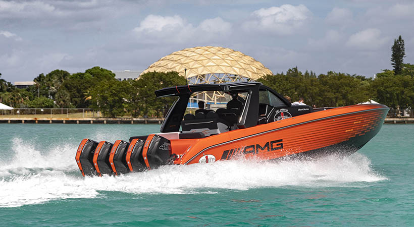 No se específicó el precio del Cigarette 41’ Nighthawk AMG Black Series. Foto: Mercedes-AMG