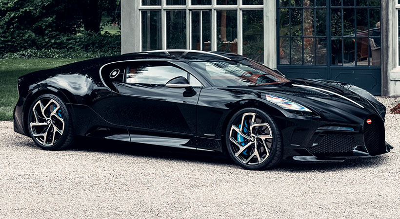 A dos años de su presentación, el Bugatti La Voiture Noir de producción finalmente ha sido terminado, estas son sus imágenes. Foto: Bugatti