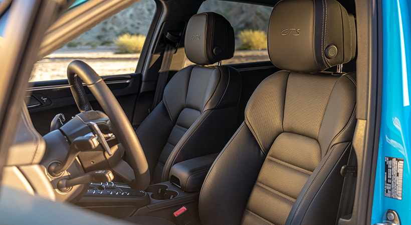 El modelo que tuvimos a prueba contaba con tapicería de cuero. Foto: Porsche
