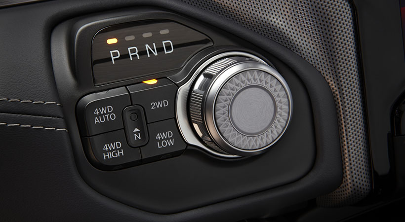 La cubierta del selector de velocidades es específico para esta versión. Foto: Ram