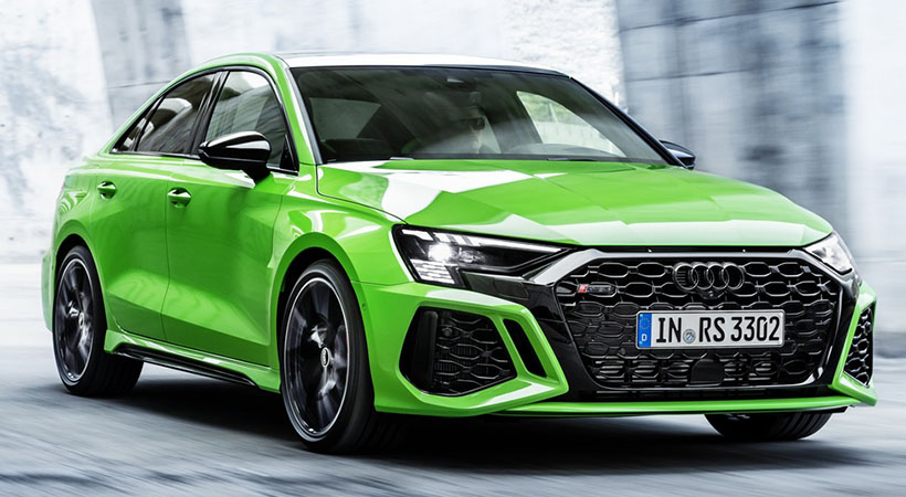 El nuevo Audi RS3 2022 fue presentado de manera oficial, anunciando que el auto con 401 hp llegará a Estados Unidos pero sólo en versión Sedán. Foto: Audi