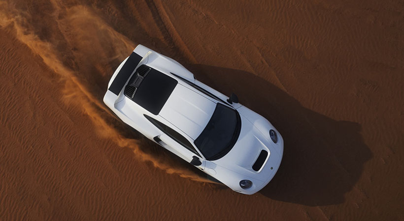 Para los amantes del 959 que compitió en el Dakar en los 80's el Marc Philipp Gemballa Marsien es una versión moderna que rinde homenaje al legendario Porsche. Foto: Marc Philipp Gemballa