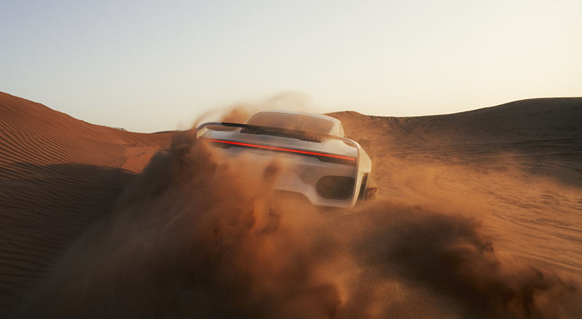 La suspensión del auto puede ser levantada para que el Marsien tenga capacidades off-road, aunque si lo tuyo es la aventura, puedes optar por una altura fija. Foto: Marc Philipp Gemballa