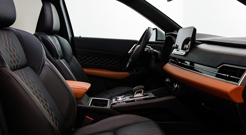 El interior es cómodo y cuenta con buena tecnología. Foto: Mitsubishi