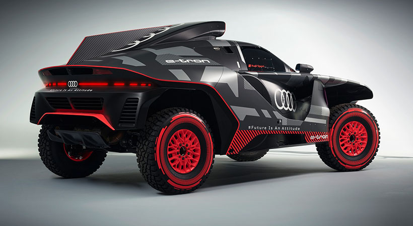A pesar de contar con una carrocería diseñada para las competencias, el auto se inspira y rinde homenaje a el Audi Quattro y el R8. Foto: Audi