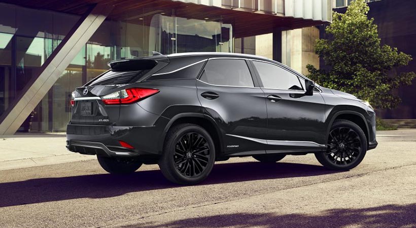 Lexus RXL Black Line 2022 llegará a pisos de venta a finales de este mes. Foto: Lexus
