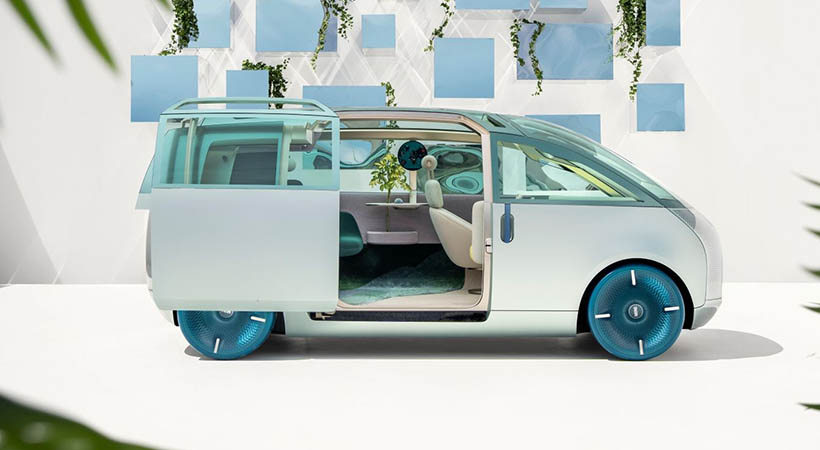 El concepto de MINI nos presenta un monovolumen, con un diseño minimalista. Foto: MINI