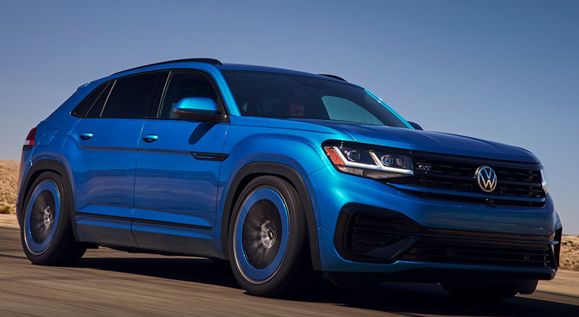 La Atlas Cross Sport GT es un concepto que toma partes e inspiración de los nuevos Golf R y GTI y busca demostrar que una crossover puede ser deportiva. Foto: Volkswagen