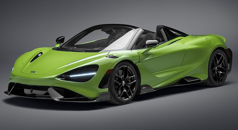 El McLaren 765LT Spider es la una edición limitada más poderosa, ligera, y deportiva del superauto inglés. Foto: McLaren