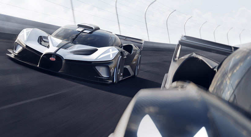 Los rumores que comenzaron este mismo mes no tardaron en ser confirmados ya que este fin de semana Bugatti anunció la producción del auto en Pebble Beach. Foto: Bugatti