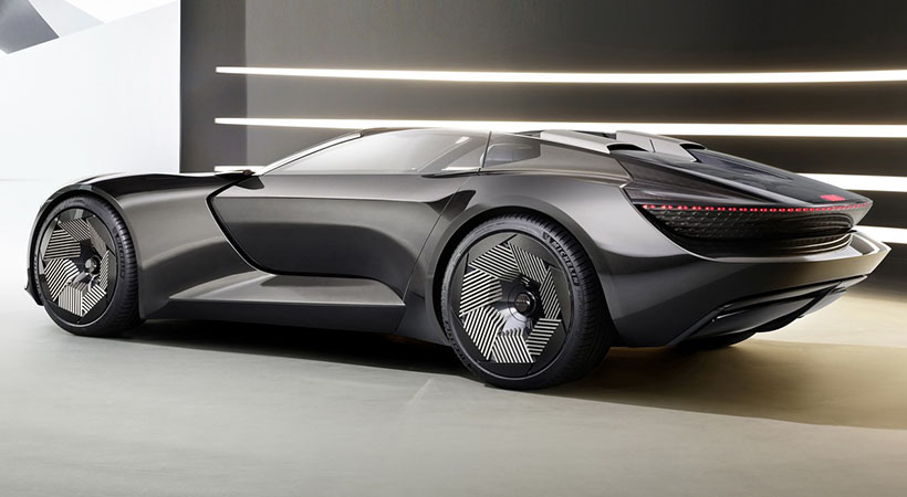 El diseño del auto está inspirado en un clásico de 1930 pero también muestra el futuro del lenguaje de diseño de los próximos Audi de producción. Foto: Audi