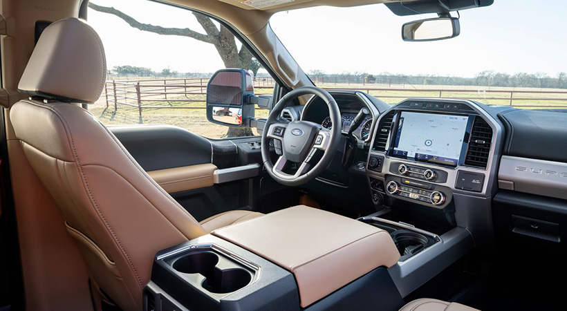 El interior es amplio, suficiente para hasta 5 pasajeros. Foto: Ford