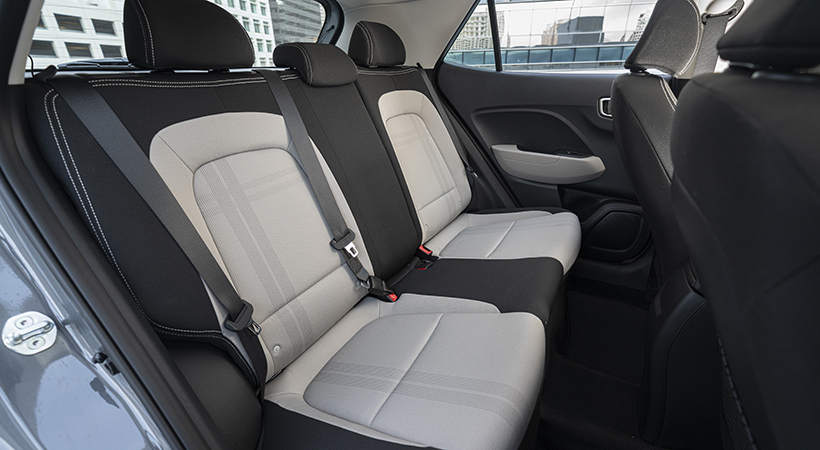 Los asientos de la segunda fila, son levemente más firmes. Foto: Hyundai 