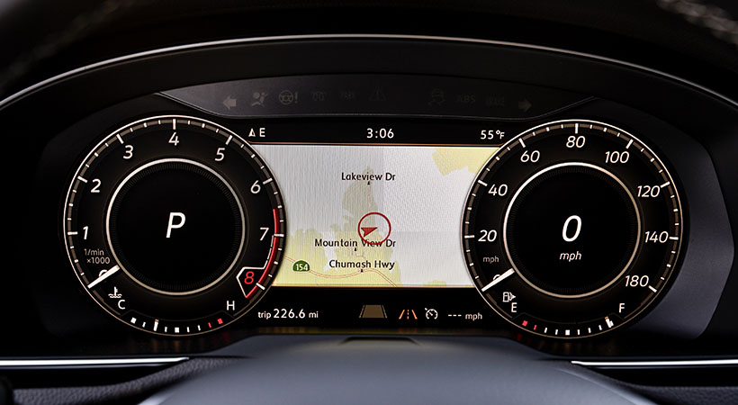 Al frente, destaca el tablero digital Volkswagen Digital Cokpit. Foto: Volkswagen