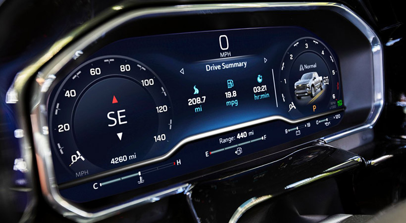 Al frente, destaca la nueva pantalla táctil de 13.4 pulgadas para el sistema de infotenimiento con tecnología Google Built-in. Foto: Chevrolet