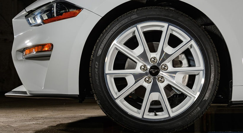Los rines también fueron pintados siguiendo el estilo del exterior. Foto: Ford