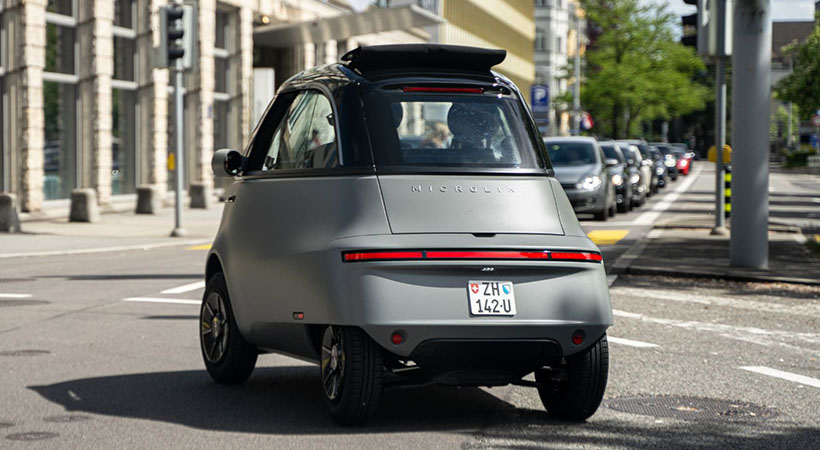 El cuadriciclo pesado está disponible con capacidades de batería de 6 kWh, 10.5 kWh y 14 kWh. Foto: Micro