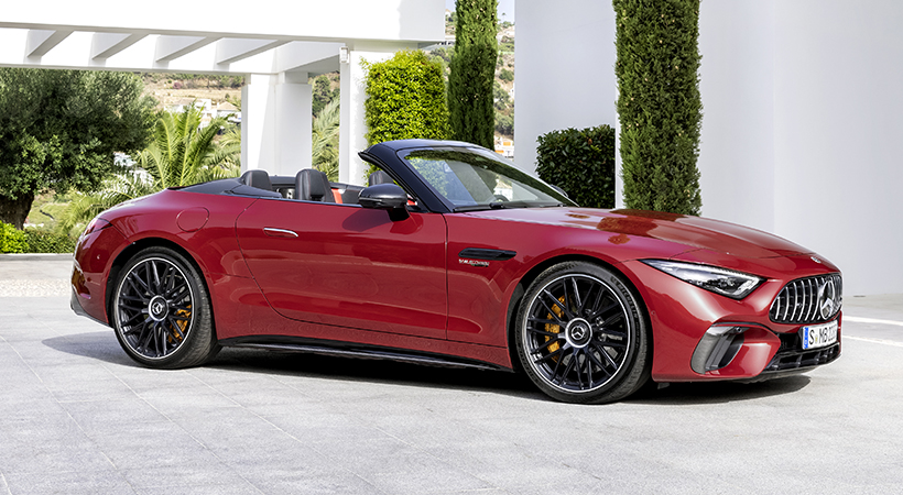 Desde el principio Mercedes presentó esta nueva generación del Mercedes SL como un retorno a sus orígenes, como un modelo más deportivo y más liviano. Foto: Mercedes-AMG