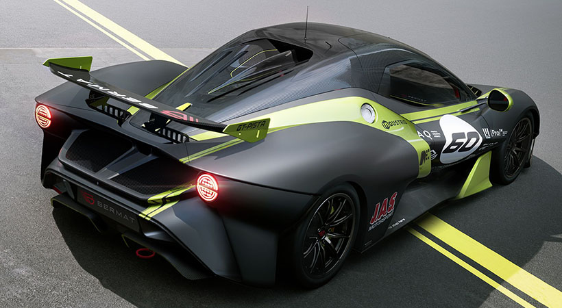 El Bermat GT-Pista tendrá entre 320 y 400 hp provenientes de un cuatro cilindros, algo poco común para autos de hoy. Foto: Bermat