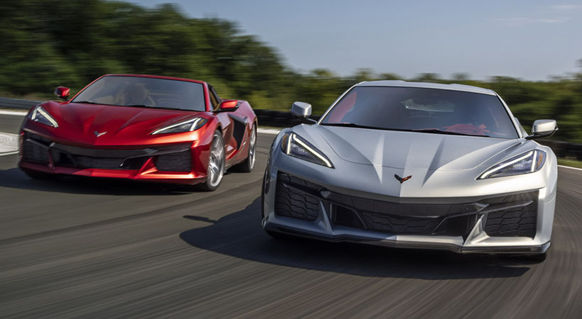 Chevrolet acaba de anunciar el esperado Corvette Z06 2023, el cual equipa un V8 5.5 NA de 670 hp y 420 lb/pie. Foto: Chevrolet