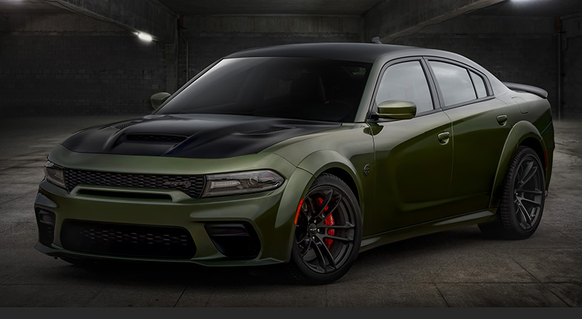 Dodge Charger SRT Hellcat con el paquete SRT Black. Foto: Dodge