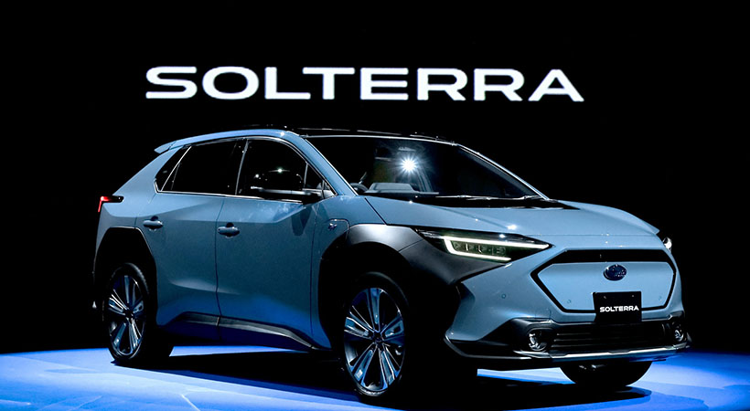 Las diferencias con la bZ4X de Toyota son mínimas, siendo las luces traseras, los faros de niebla, y el paragolpes delantero las más notables. Foto: Subaru