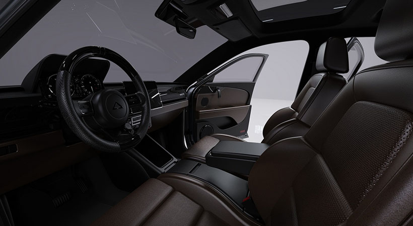 El interior cuenta con un diseño similar al exterior, moderno pero retro, y lleno de tecnología. Foto: AMC