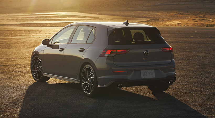 Volkswagen Golf GTI 2022 está disponible con transmisión automática o manual. Foto: Volkswagen