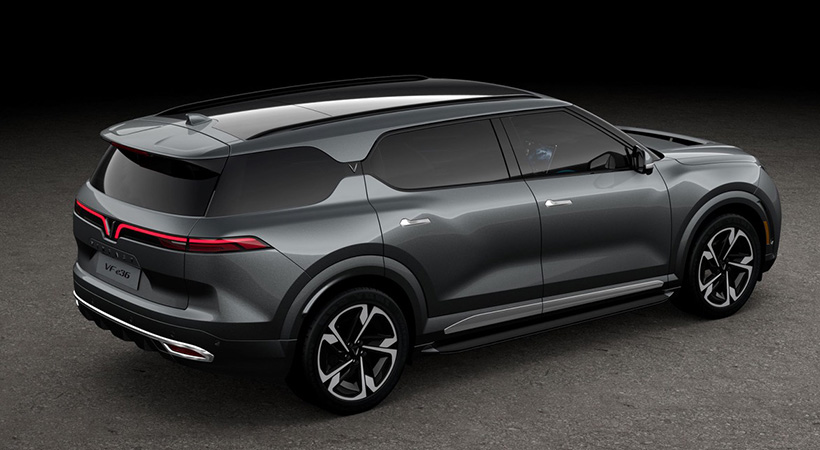 El modelo más grande tendrá un enorme techo panorámico. Foto: VinFast