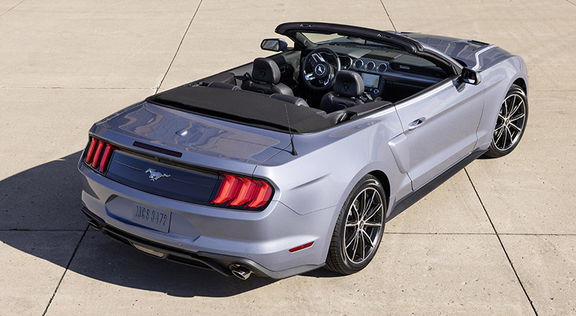 Este modelo toma como base el Ford Mustang EcoBoost Premium Fastback y Convertible con más de 310 caballos de fuerza. Foto: Ford