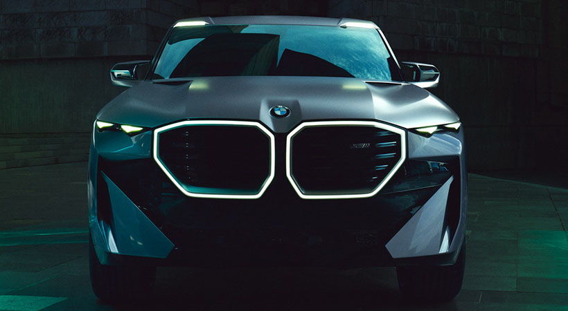 El BMW XM Concept es un pequeño vistazo a lo que será el primer vehículo M electrificado. Foto: BMW