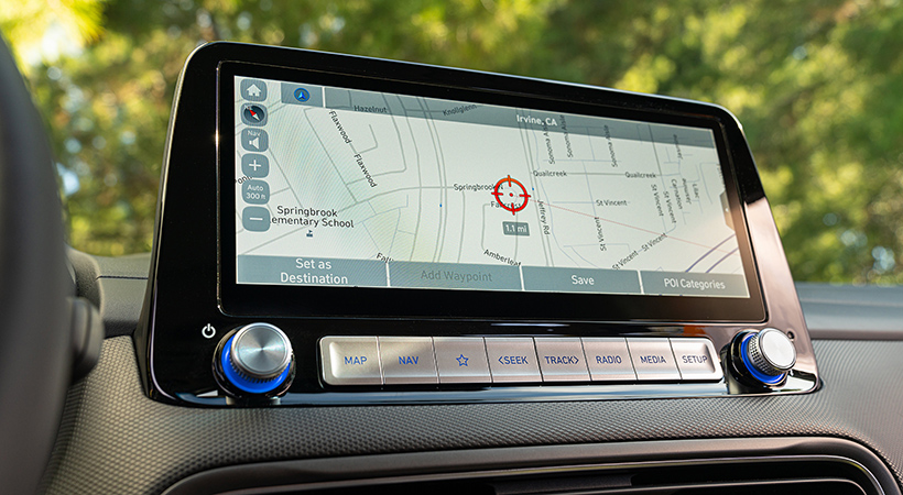 La pantalla táctil es de 10.25 pulgadas. Foto: Hyundai