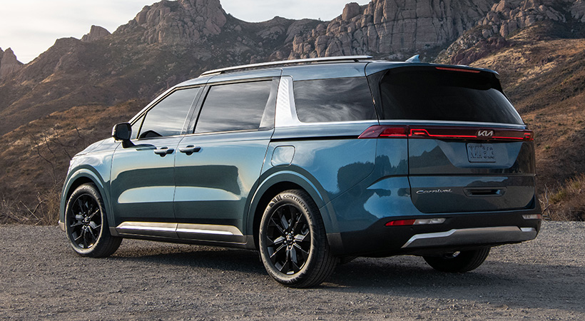 El modelo SX, que fue el que tuve para la prueba, tiene rines de aleación, también de 19 pulgadas, pero, pintadas en negro. Foto: Kia