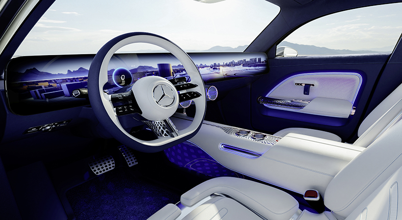 En el interior la marca hace especial hincapié en el objetivo marcado de conseguir un diseño interior lo más purista posible. Foto: Mercedes-Benz