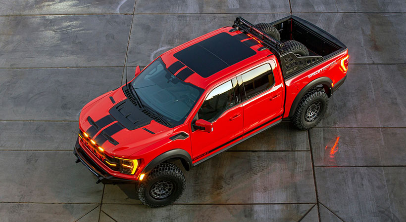 Shelby usa el EcoBoost V6 de 3.5L de Ford con una potencia a 525 hp  y ​​610 libras/pie de torque. Foto: Shelby American