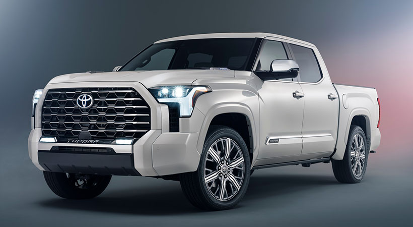 La Toyota Tundra Capstone es uno de los modelos más deportivos de la gama. Foto: Toyota