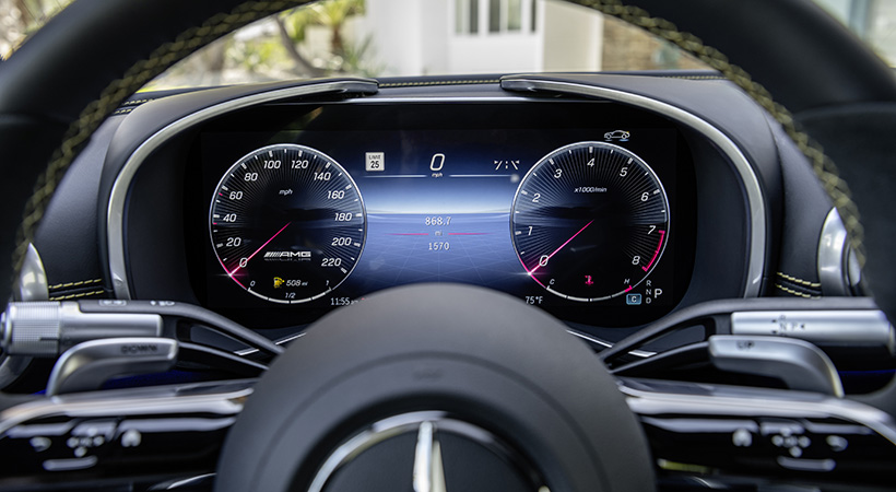 Frente al conductor encontramos una una pantalla de 12.3 pulgadas para el cuadro de instrumentos digital. Foto: Mercedes-Benz