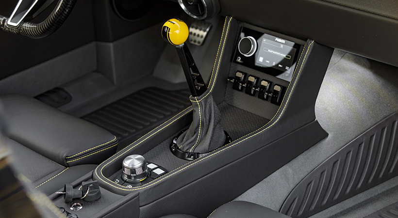 La transmisión es Tremec. Foto: Ringbrothers